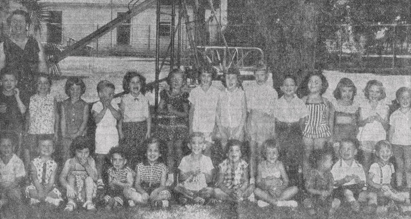Students at the Greenwood Nursey School